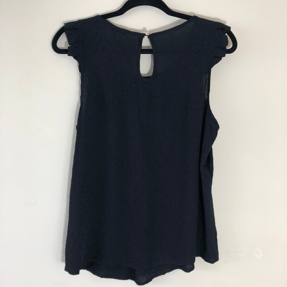 Papermoon Swoop Ruffle Blouse Top - Picture 3 of 6
